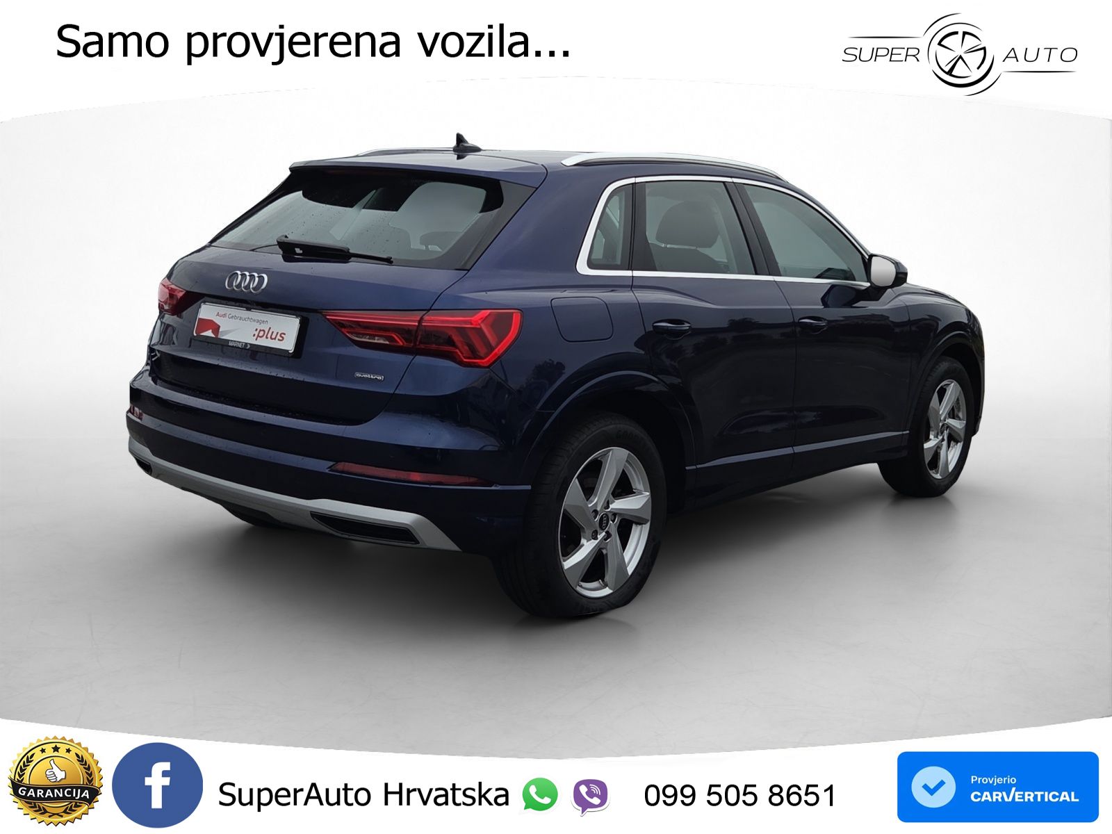 Audi Q3 40 TFSI (190 KS) quattro S tronic advanced LED+GR SJED+ACC
