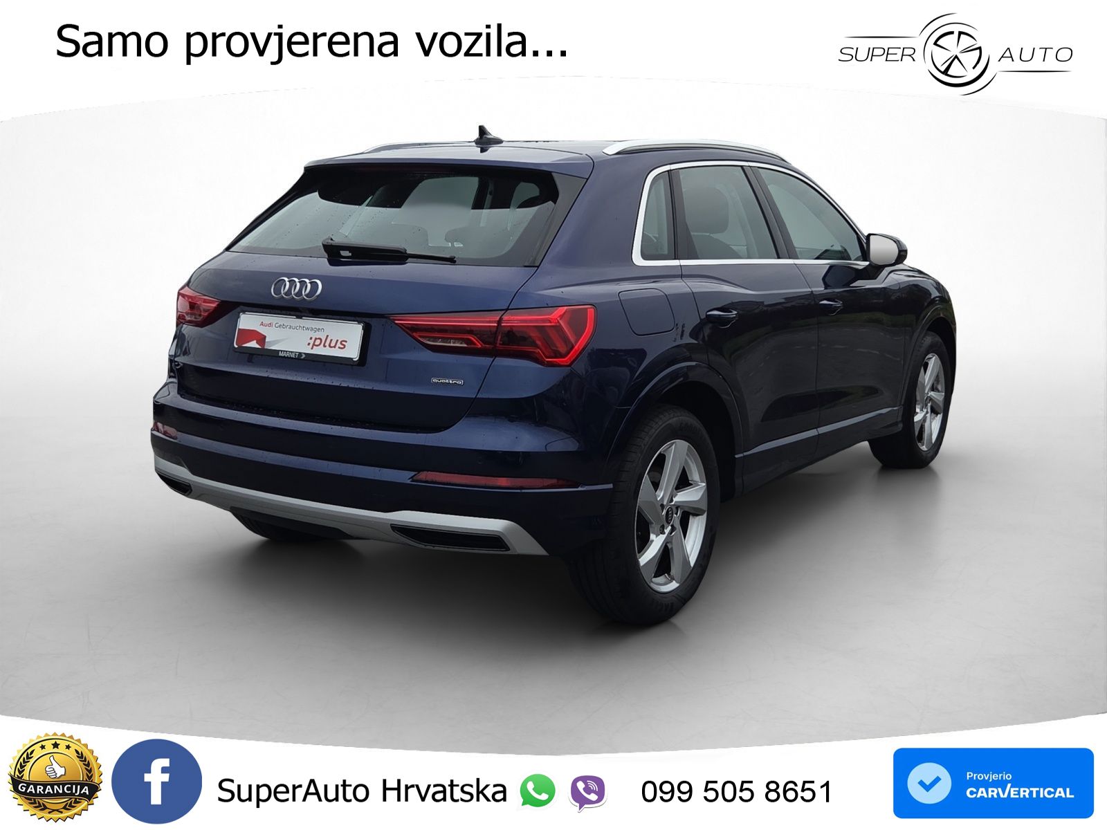 Audi Q3 40 TFSI (190 KS) quattro S tronic advanced LED+GR SJED+ACC