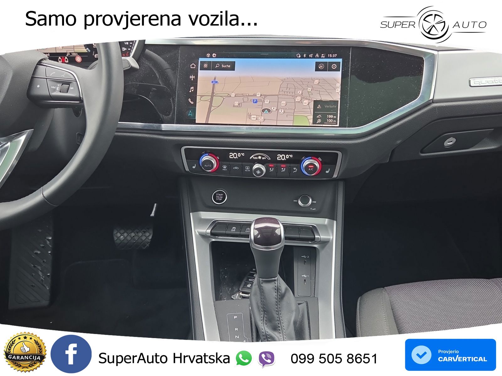 Audi Q3 40 TFSI (190 KS) quattro S tronic advanced LED+GR SJED+ACC
