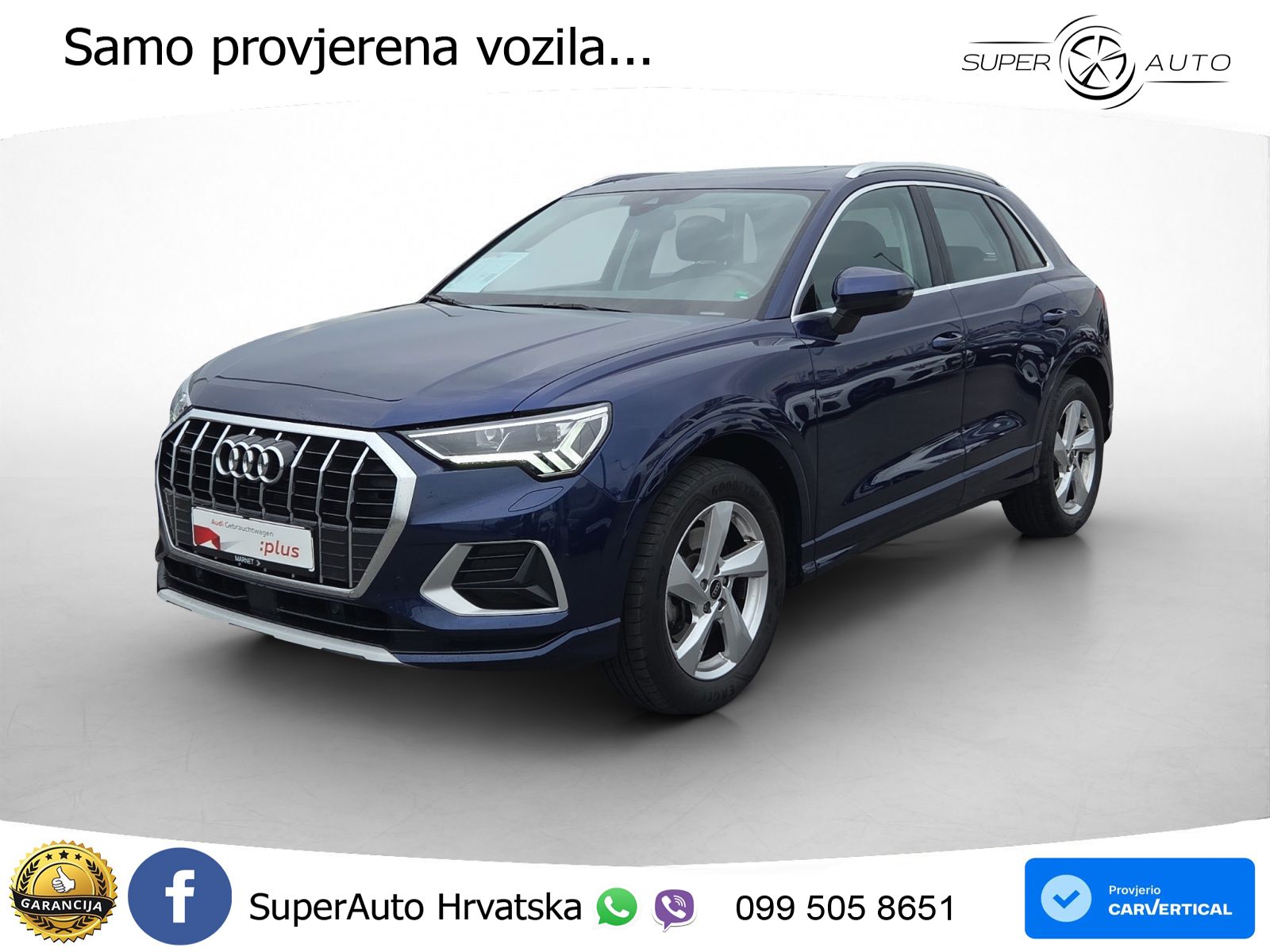 Audi Q3 40 TFSI (190 KS) quattro S tronic advanced LED+GR SJED+ACC