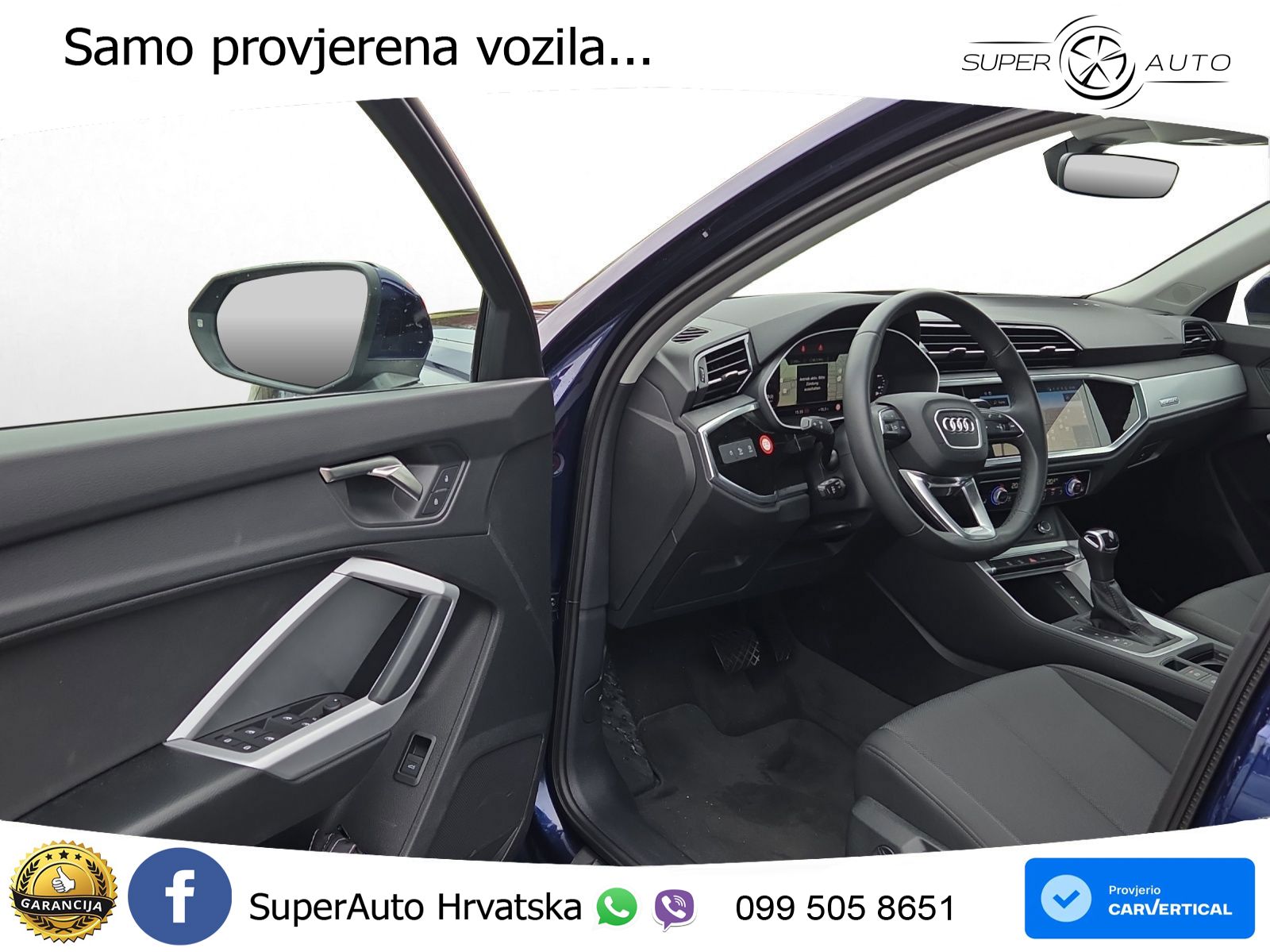 Audi Q3 40 TFSI (190 KS) quattro S tronic advanced LED+GR SJED+ACC