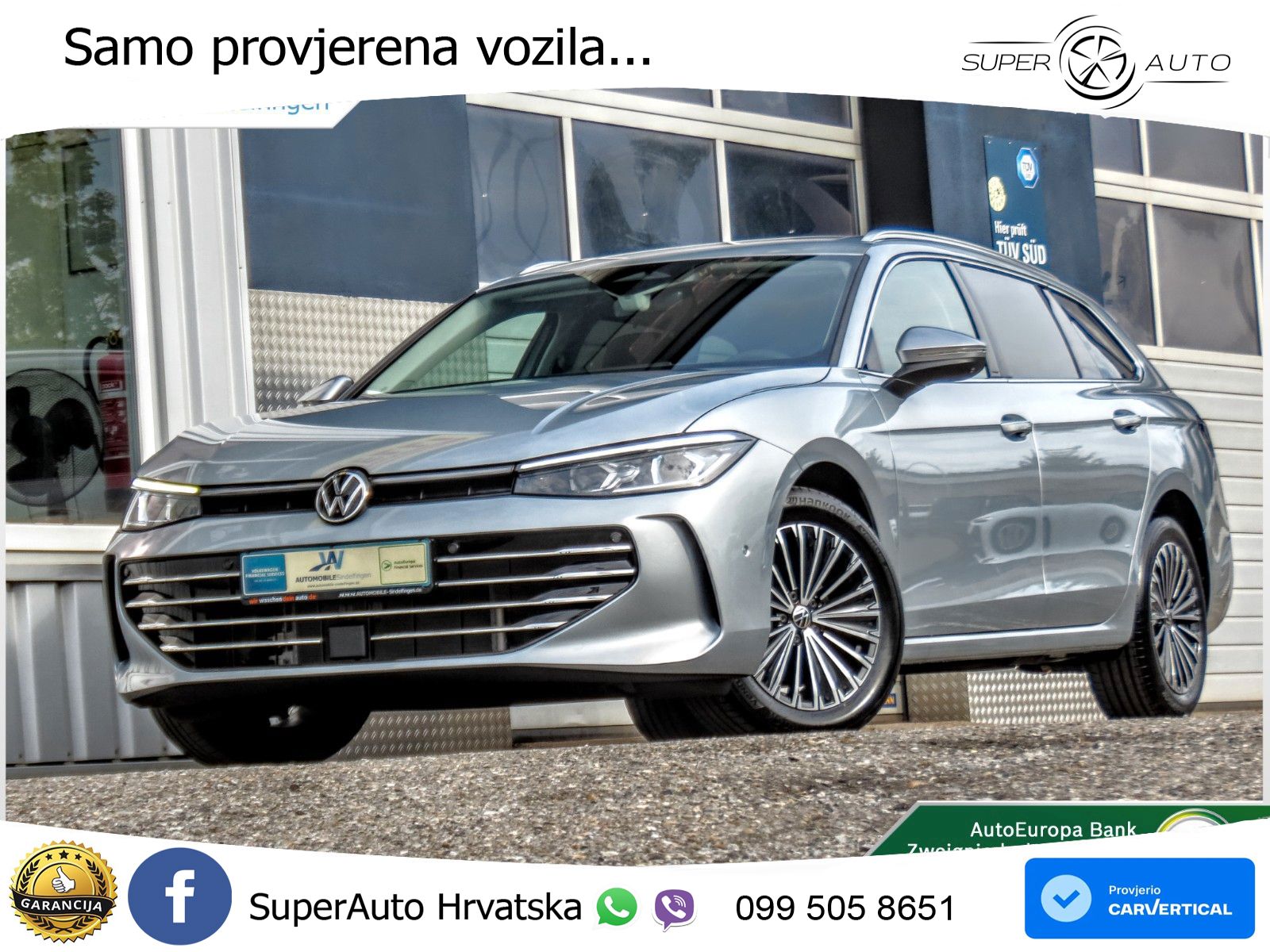 Volkswagen Passat Variant 1.5 eTSI (150 KS) DSG LED+GR SJED+ACC