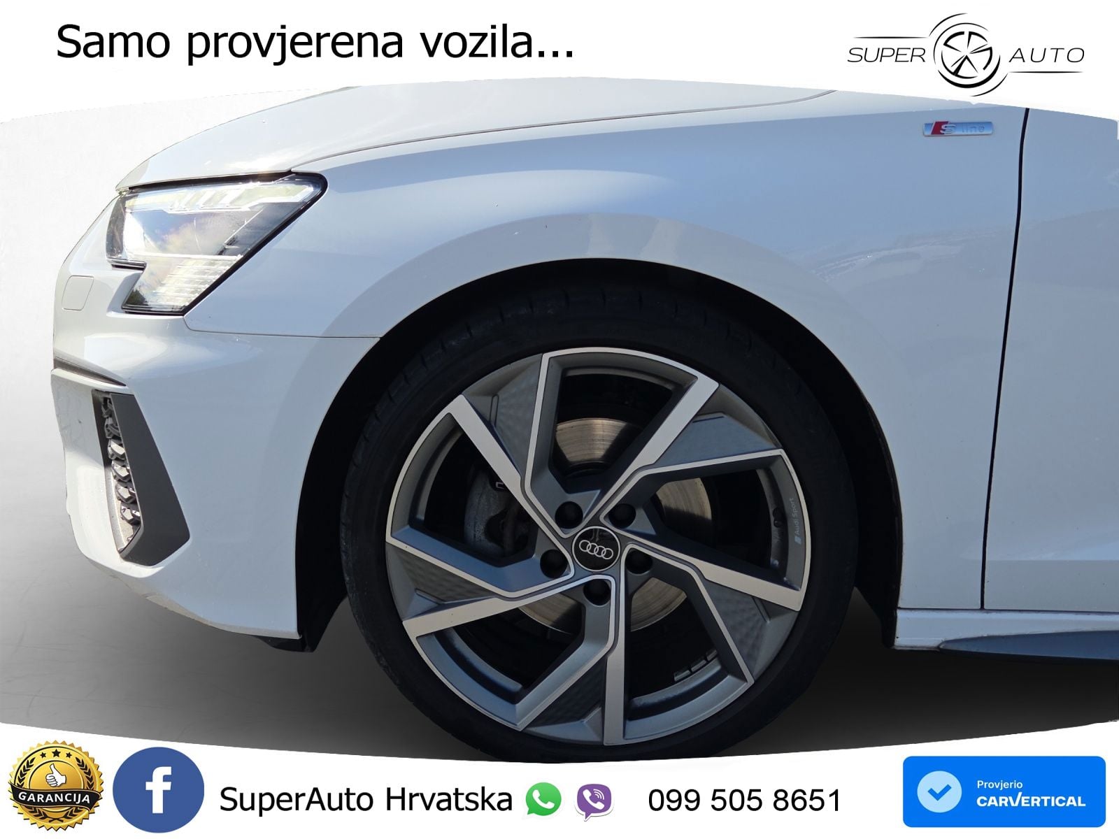 Audi A3 40 TFSI (190 KS) quattro S tronic S line LED+GR SJED+ACC