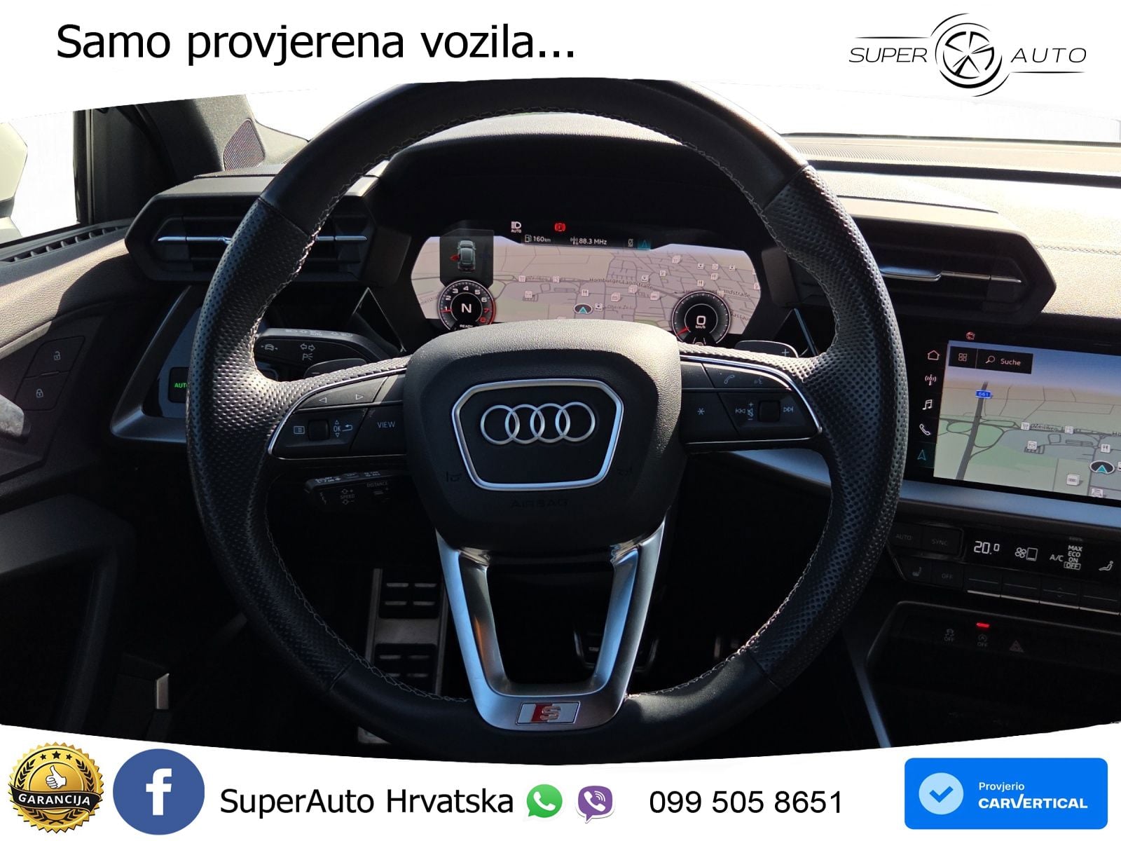 Audi A3 40 TFSI (190 KS) quattro S tronic S line LED+GR SJED+ACC