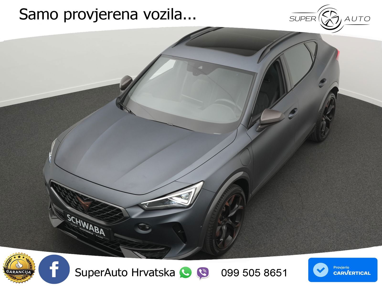 Cupra Formentor 1.4 TSI (245 KS) e-Hybrid DSG VZ LED+GR SJED+ACC