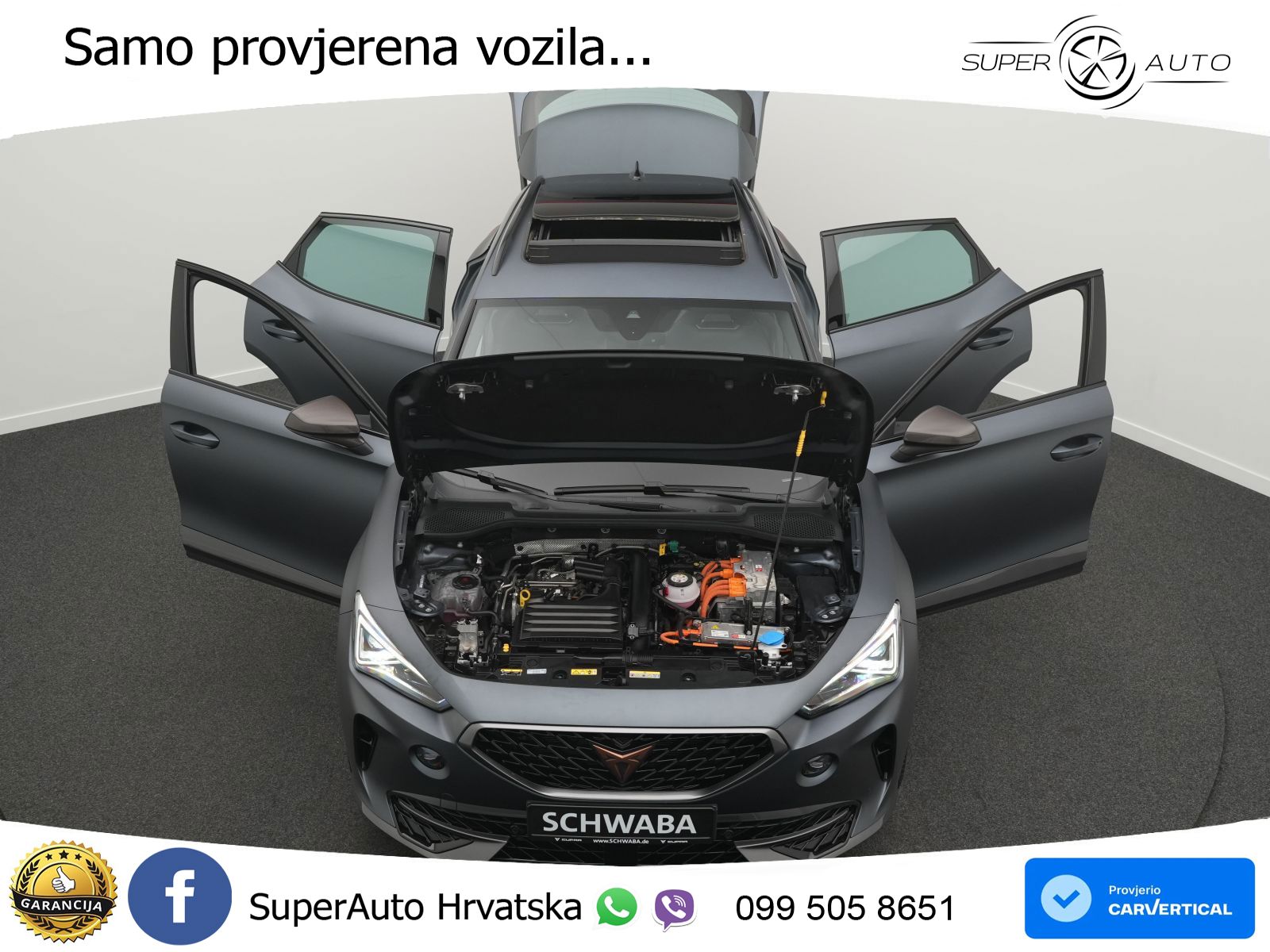 Cupra Formentor 1.4 TSI (245 KS) e-Hybrid DSG VZ LED+GR SJED+ACC