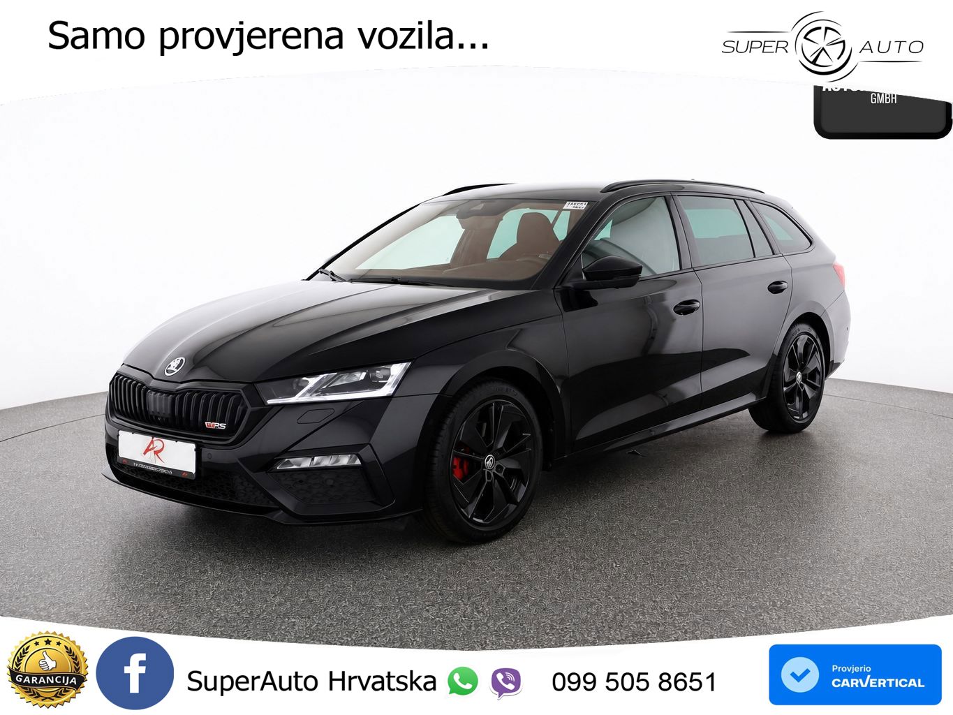 Škoda Octavia Combi RS 2.0 TDI (200 KS) DSG LED+GR SJED+ACC