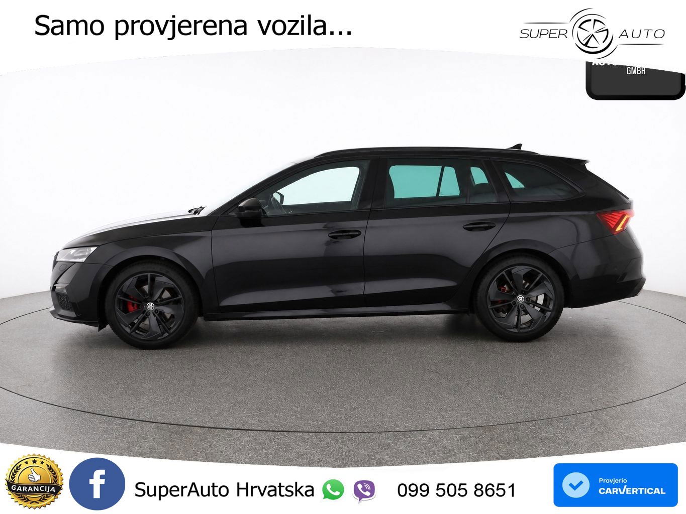 Škoda Octavia Combi RS 2.0 TDI (200 KS) DSG LED+GR SJED+ACC