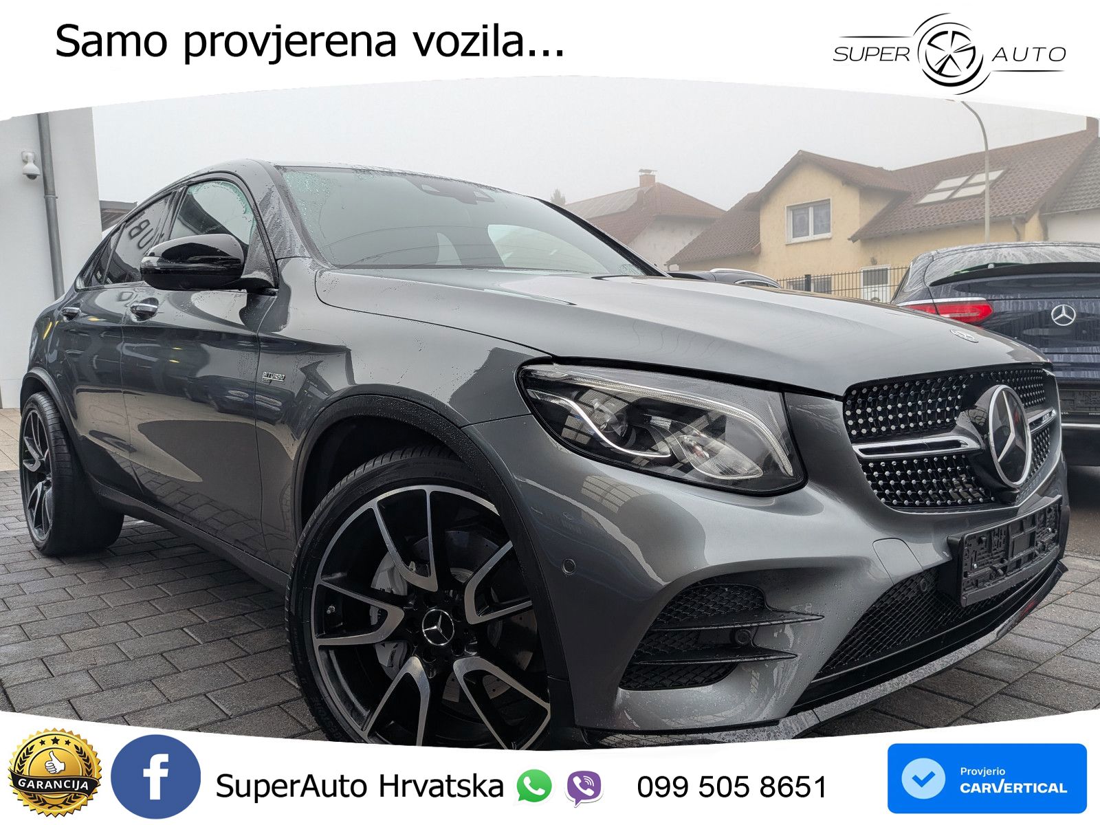 Mercedes GLC Coupe AMG 43 (367 KS) 4MATIC G-TRONIC ZRAČNI+ACC+GR SJED+KAM+PANO