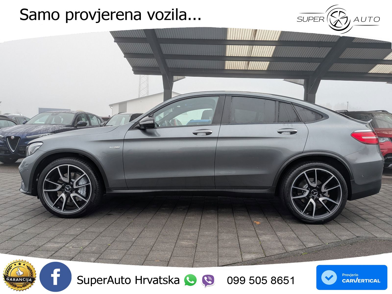 Mercedes GLC Coupe AMG 43 (367 KS) 4MATIC G-TRONIC ZRAČNI+ACC+GR SJED+KAM+PANO