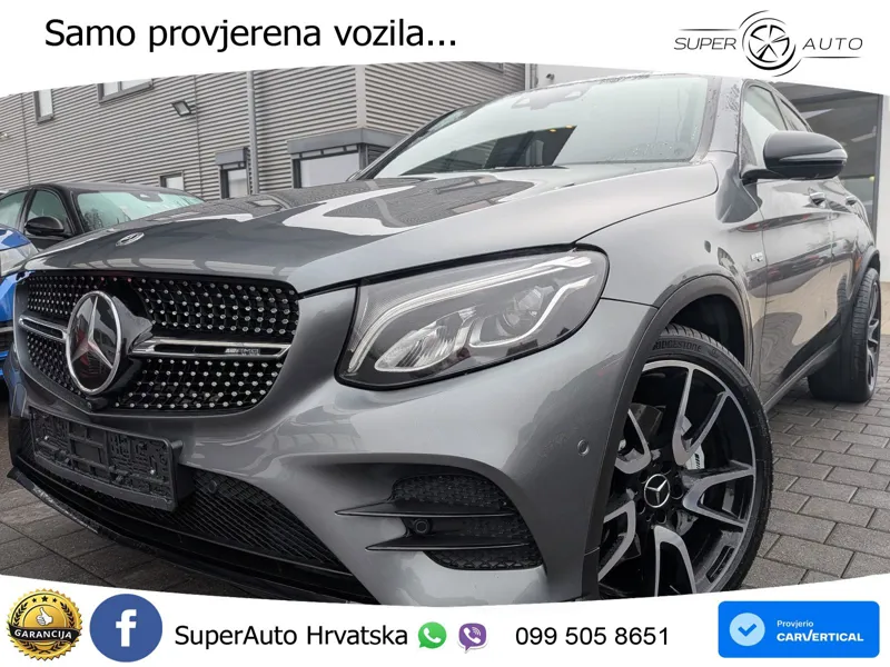 Mercedes GLC Coupe AMG 43 (367 KS) 4MATIC G-TRONIC ZRAČNI+ACC+GR SJED+KAM+PANO