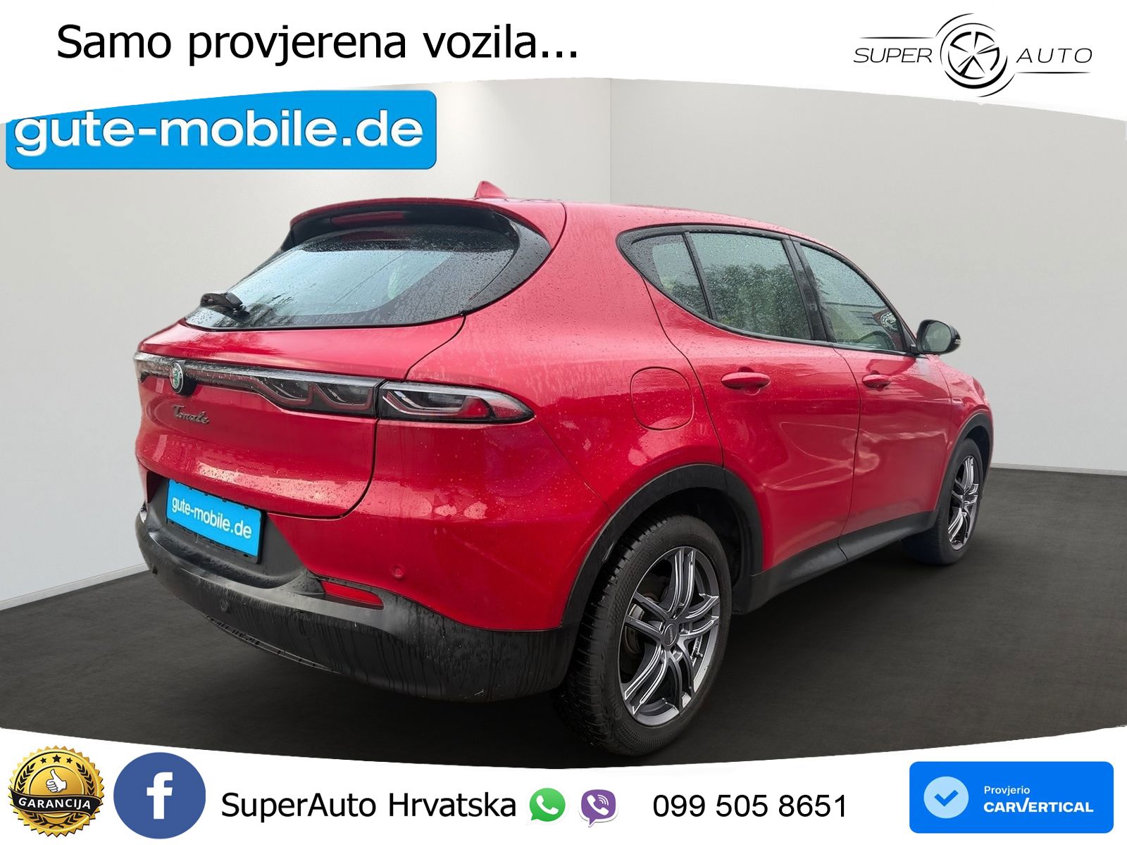 Alfa Romeo Tonale 1.5 Turbo (130 KS) 48V-Hybrid TCT LED+GR SJED+ACC