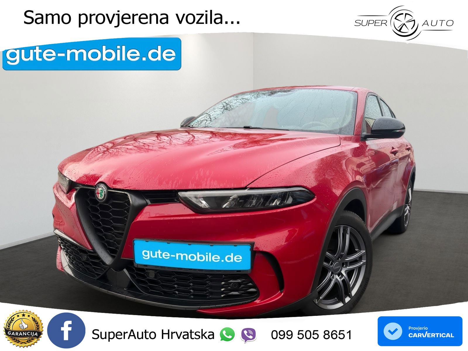 Alfa Romeo Tonale 1.5 Turbo (130 KS) 48V-Hybrid TCT LED+GR SJED+ACC