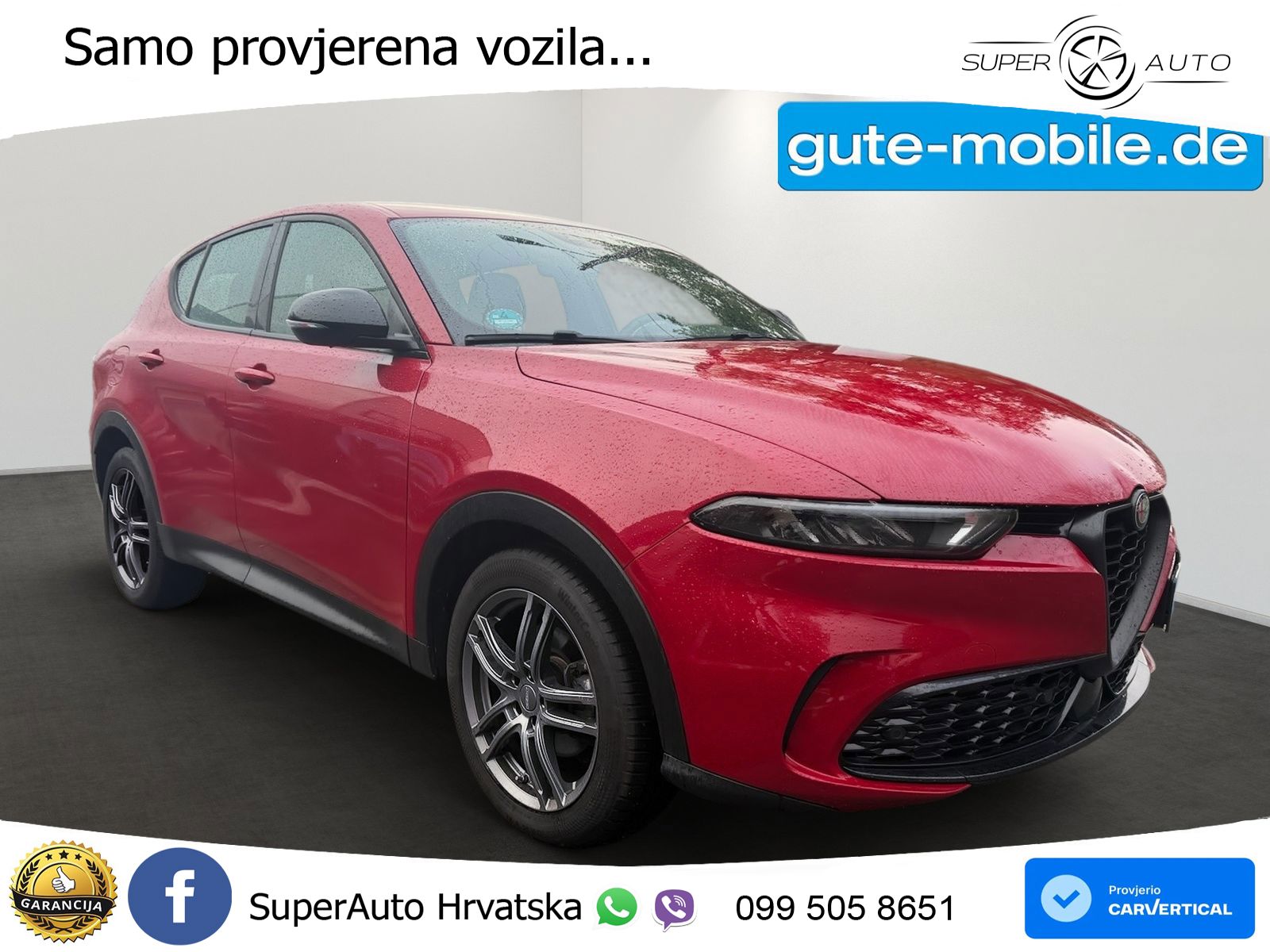 Alfa Romeo Tonale 1.5 Turbo (130 KS) 48V-Hybrid TCT LED+GR SJED+ACC