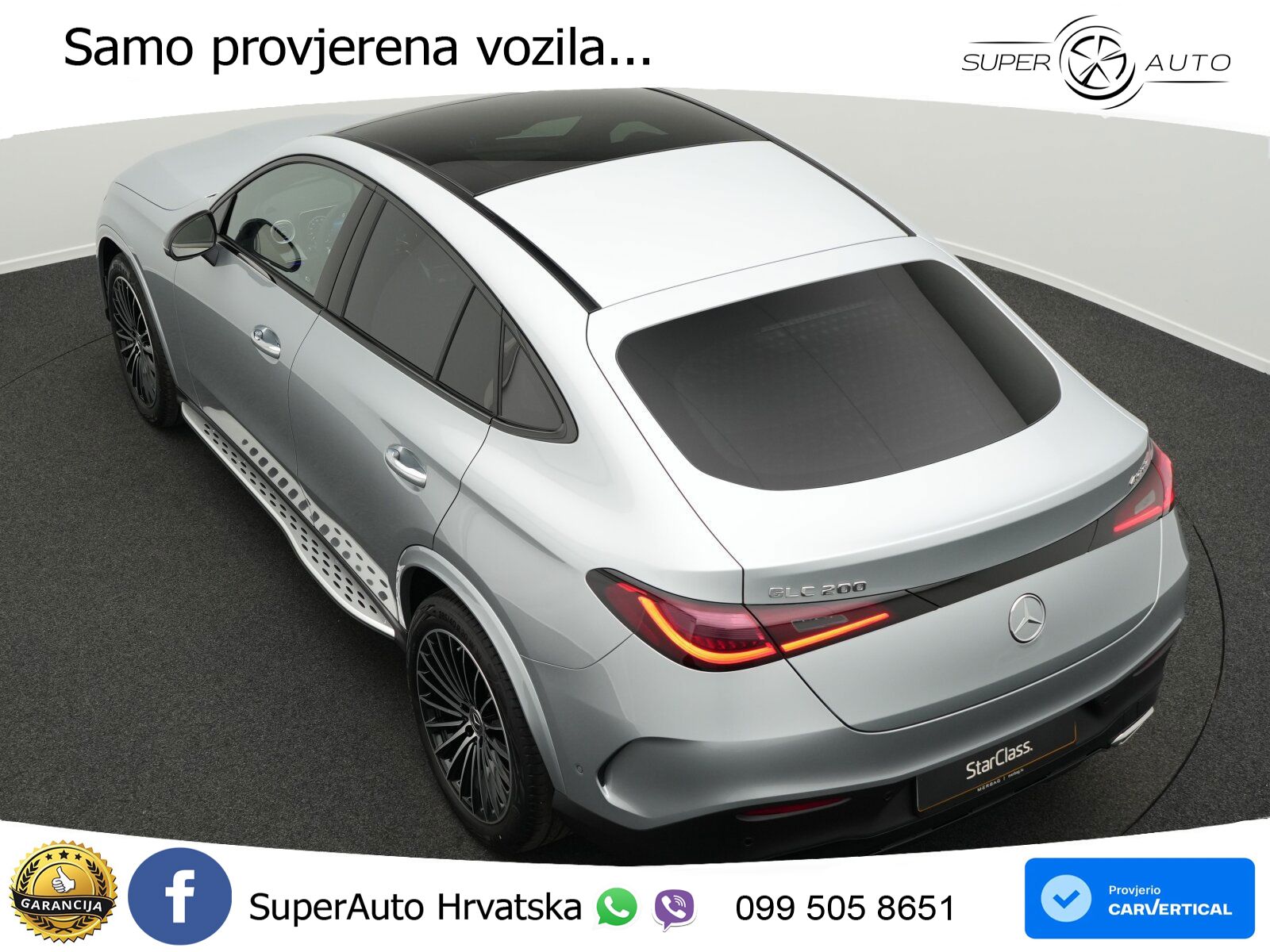 Mercedes GLC Coupe 200 (204 KS) 4MATIC 9G-TRONIC AMG ACC+GR SJED+360+PANO
