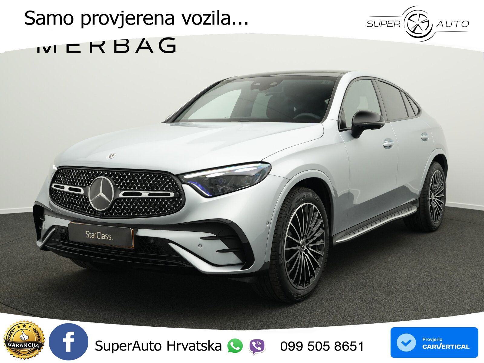 Mercedes GLC Coupe 200 (204 KS) 4MATIC 9G-TRONIC AMG ACC+GR SJED+360+PANO