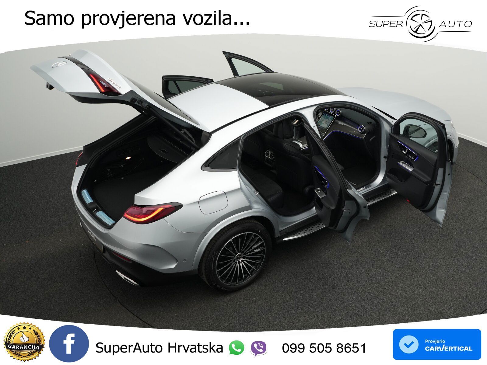 Mercedes GLC Coupe 200 (204 KS) 4MATIC 9G-TRONIC AMG ACC+GR SJED+360+PANO