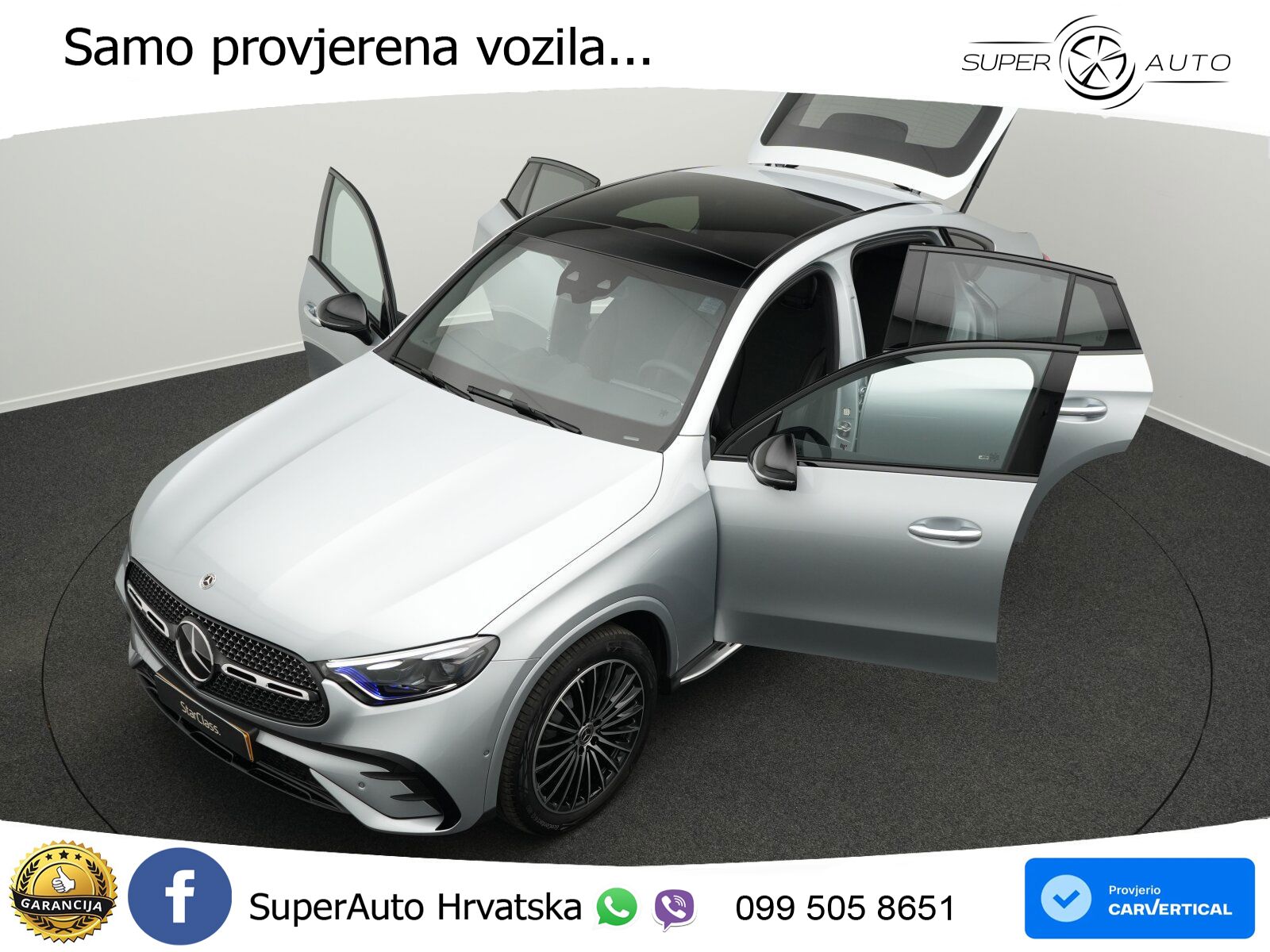 Mercedes GLC Coupe 200 (204 KS) 4MATIC 9G-TRONIC AMG ACC+GR SJED+360+PANO