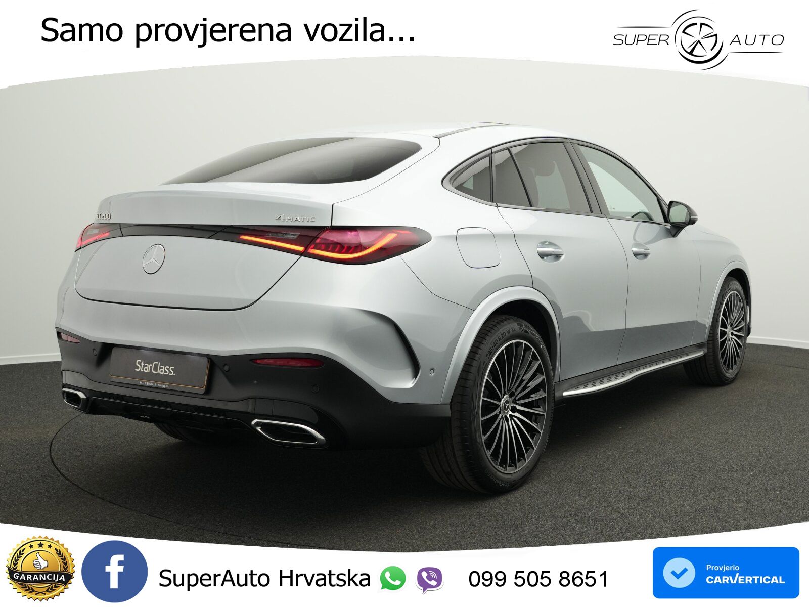 Mercedes GLC Coupe 200 (204 KS) 4MATIC 9G-TRONIC AMG ACC+GR SJED+360+PANO