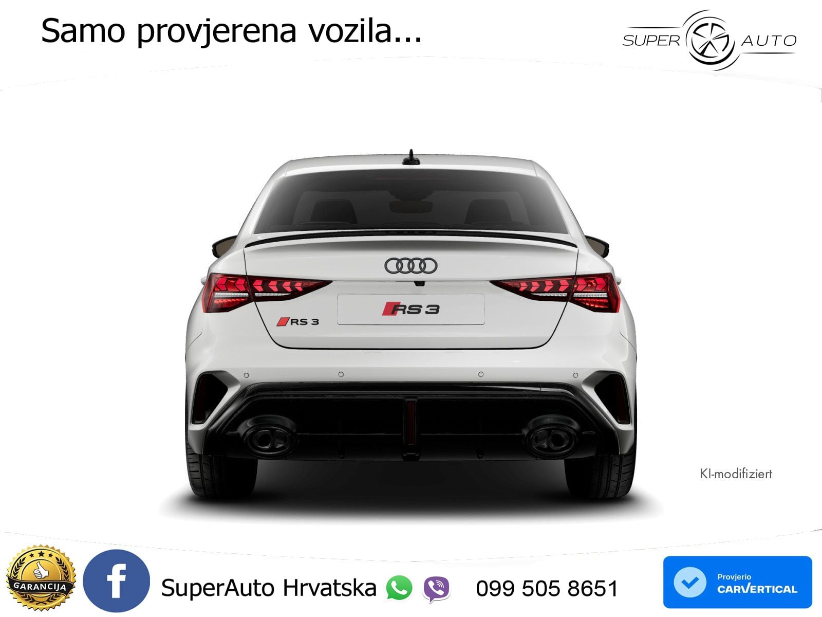 Audi RS3 Sedan 2.5 TFSI (400 KS) quattro S tronic MATRIX+GR SJED+KAM