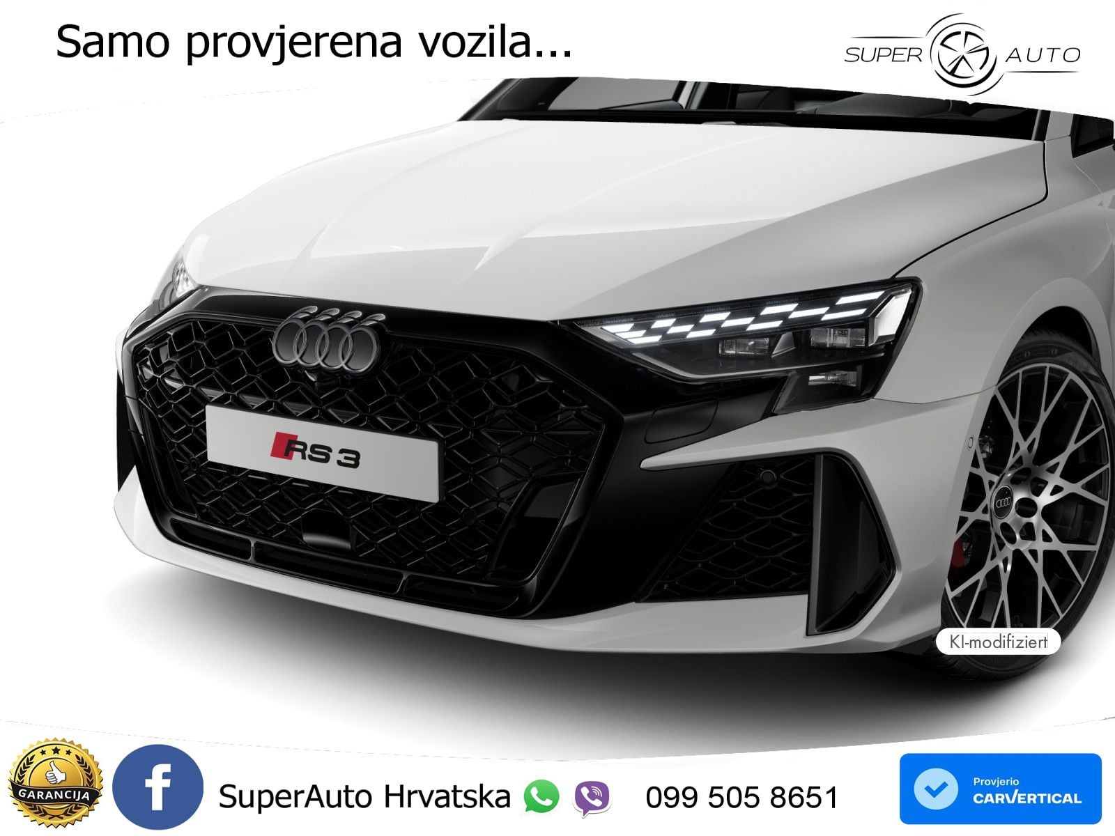 Audi RS3 Sedan 2.5 TFSI (400 KS) quattro S tronic MATRIX+GR SJED+KAM