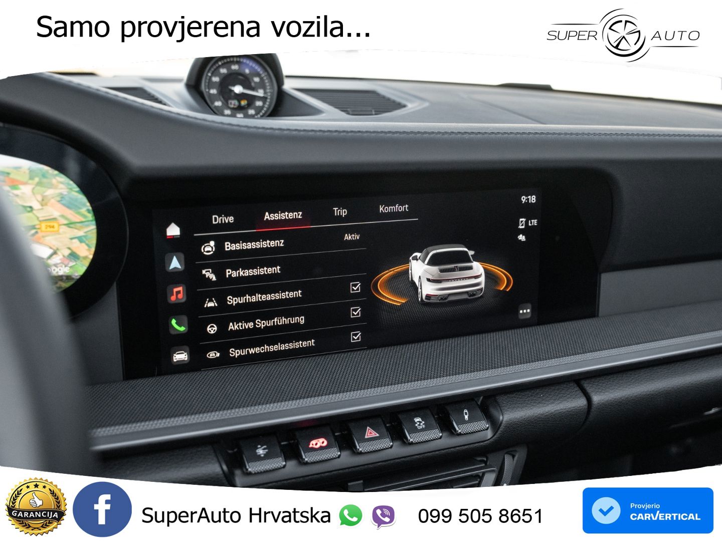 Porsche 911 Targa 4S 3.0 (450 KS) PDK LED+GR SJED+ACC