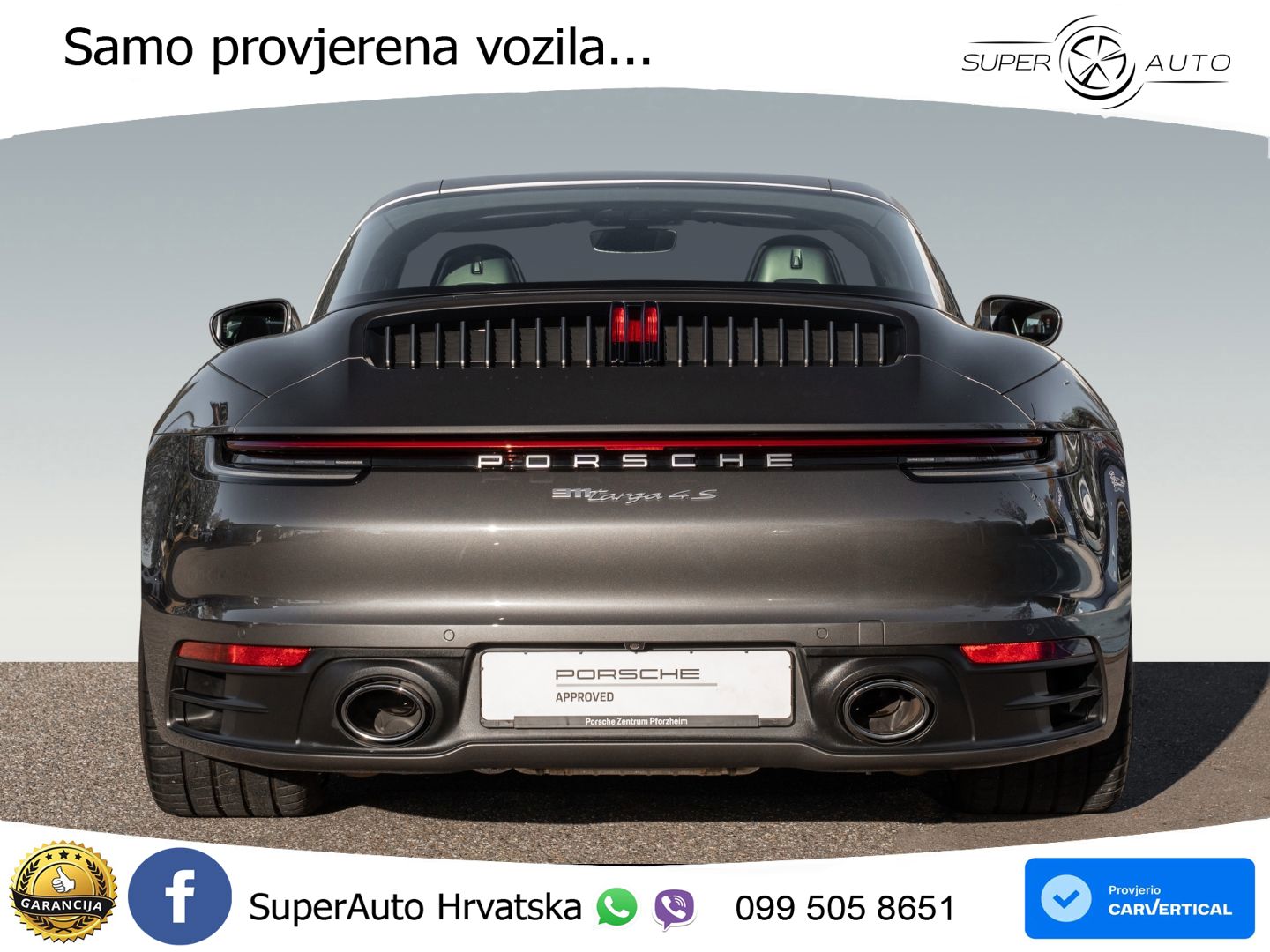 Porsche 911 Targa 4S 3.0 (450 KS) PDK LED+GR SJED+ACC