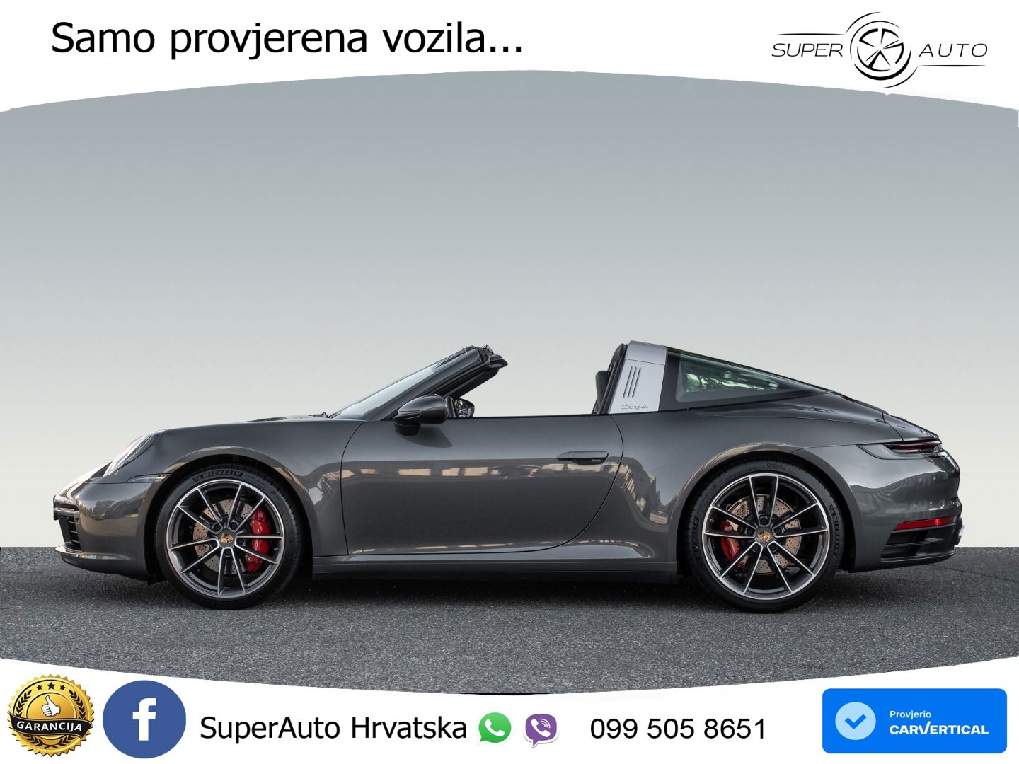 Porsche 911 Targa 4S 3.0 (450 KS) PDK LED+GR SJED+ACC