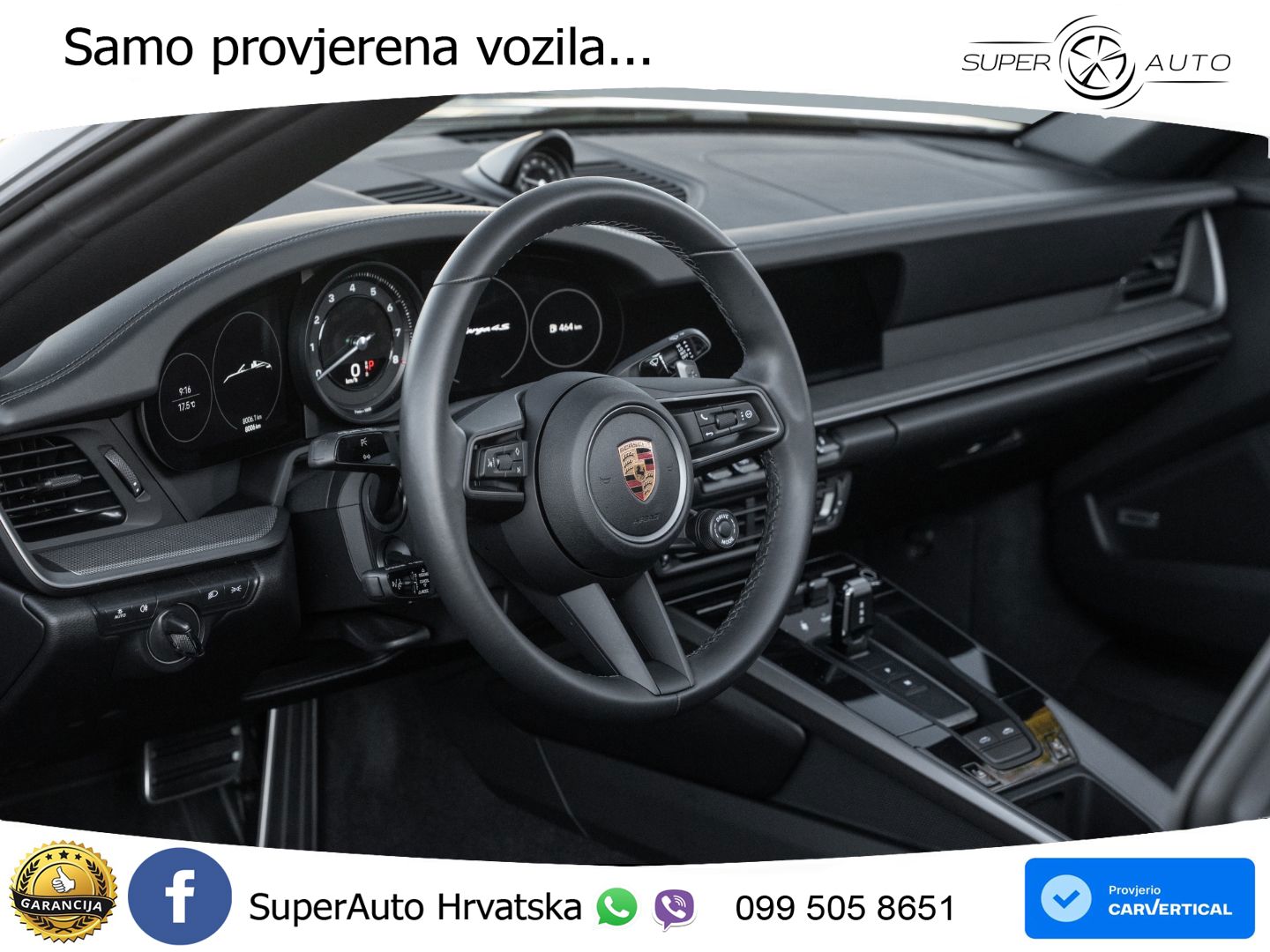 Porsche 911 Targa 4S 3.0 (450 KS) PDK LED+GR SJED+ACC