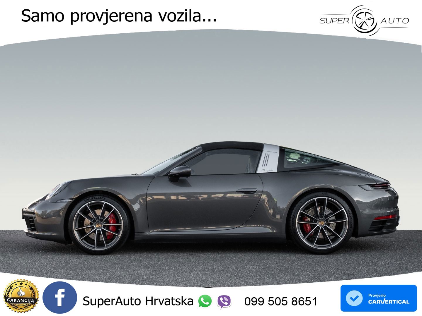 Porsche 911 Targa 4S 3.0 (450 KS) PDK LED+GR SJED+ACC