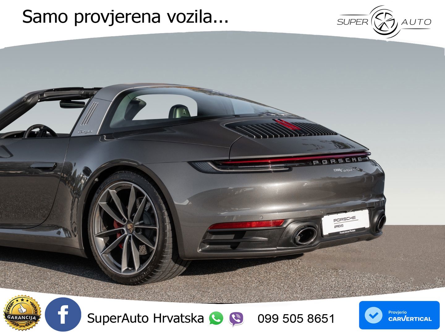 Porsche 911 Targa 4S 3.0 (450 KS) PDK LED+GR SJED+ACC