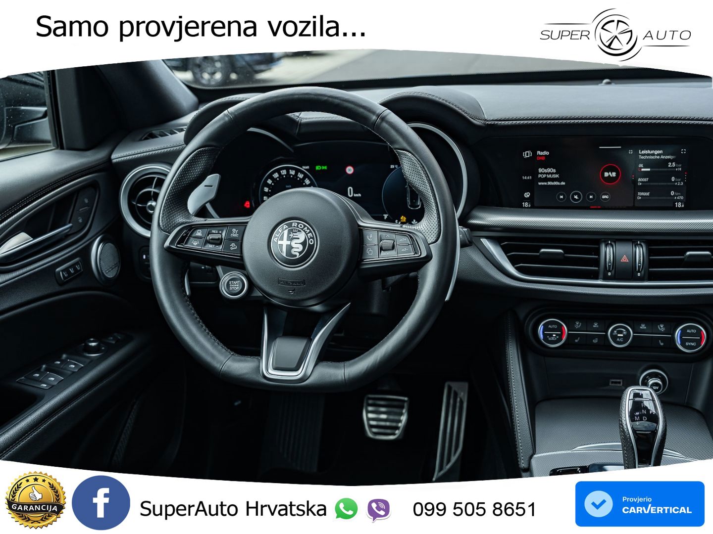 Alfa Romeo Stelvio 2.2 MultiJet II (210 KS) Q4 Automatic LED+GR SJED+ACC