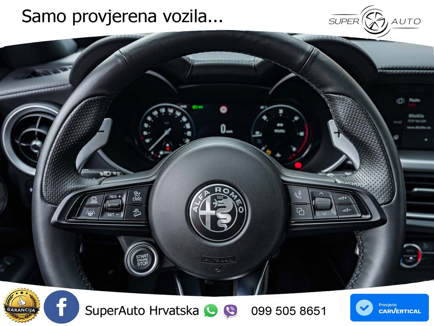 Alfa Romeo Stelvio 2.2 MultiJet II (210 KS) Q4 Automatic LED+GR SJED+ACC