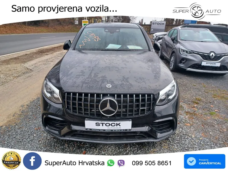 Mercedes GLC Coupe AMG 63 S (510 KS) 4MATIC+ MCT ZRAČNI+ACC+4xGR SJED+360