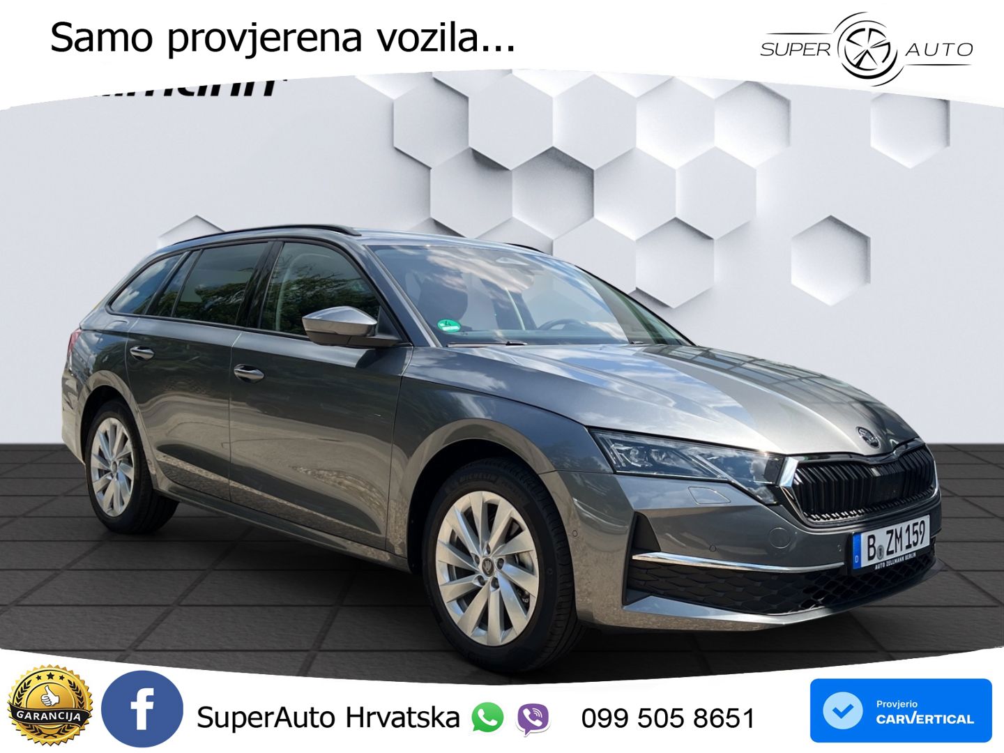 Škoda Octavia Combi 1.5 TSI (150 KS) DSG Selection LED+GR SJED+ACC