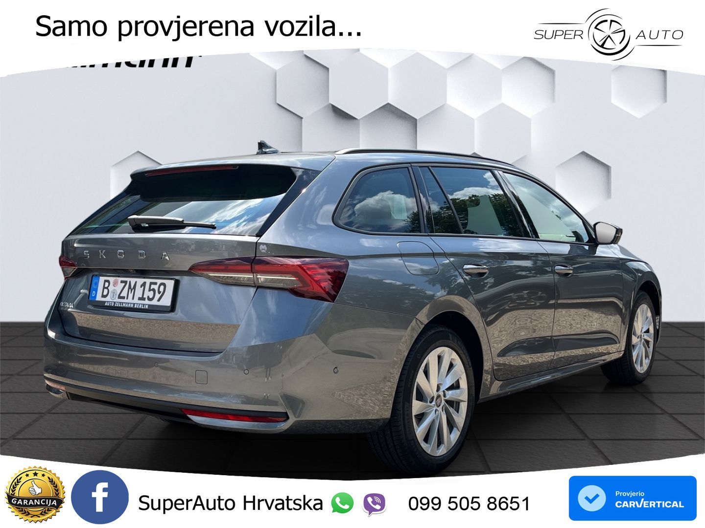 Škoda Octavia Combi 1.5 TSI (150 KS) DSG Selection LED+GR SJED+ACC