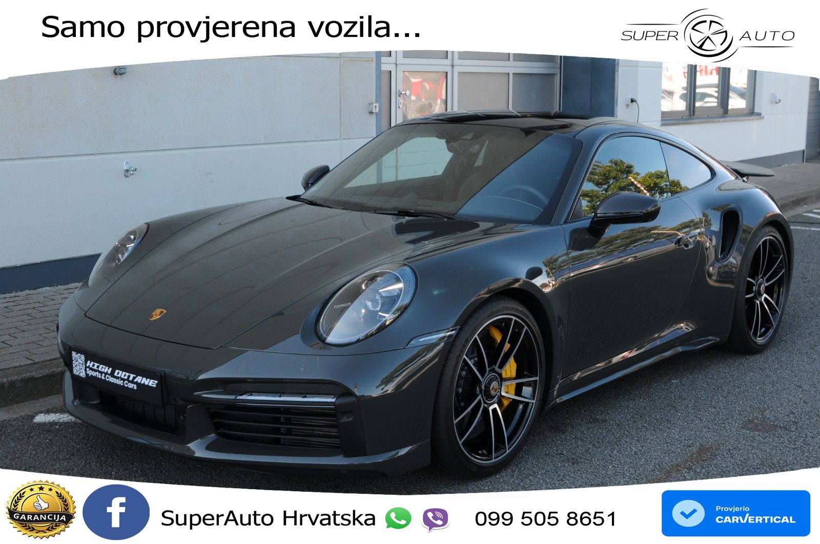 Porsche 911 Turbo S 3.8 (650 KS) PDK ACC+GR SJED+360+PANO