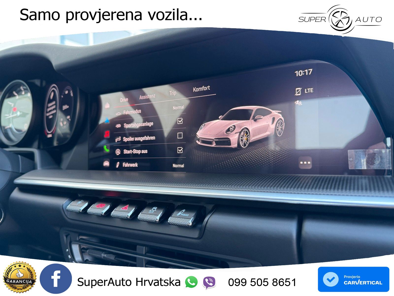 Porsche 911 Turbo S 3.8 (650 KS) PDK ACC+GR SJED+360+PANO