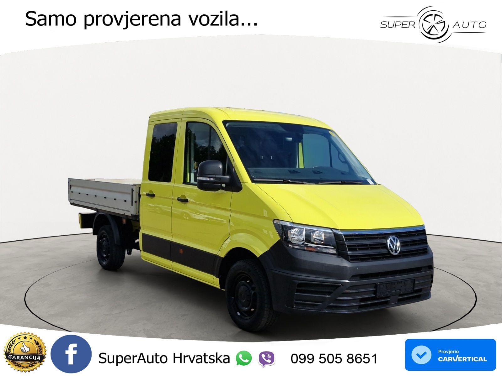 Volkswagen Crafter Pritsche 2.0 TDI Doka Audio+StandH 140 KS
