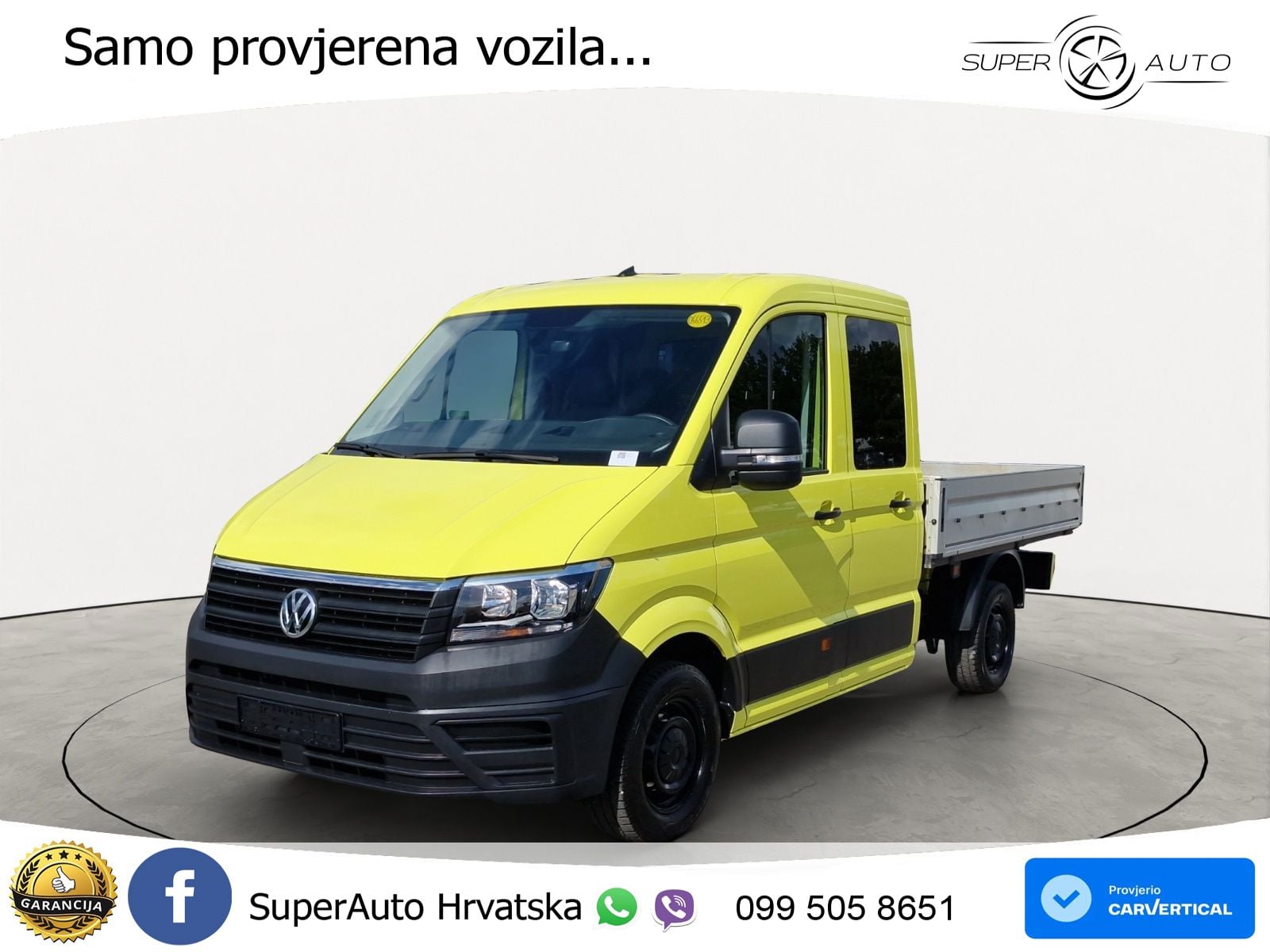 Volkswagen Crafter Pritsche 2.0 TDI Doka Audio+StandH 140 KS