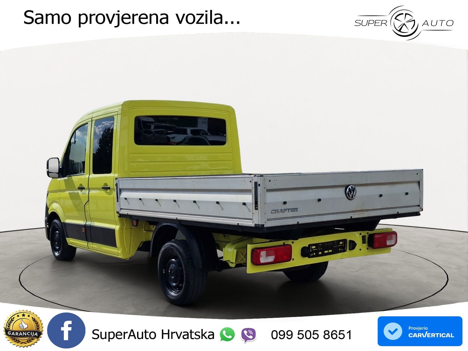 Volkswagen Crafter Pritsche 2.0 TDI Doka Audio+StandH 140 KS