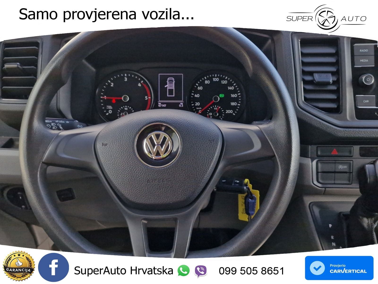 Volkswagen Crafter Pritsche 2.0 TDI Doka Audio+StandH 140 KS