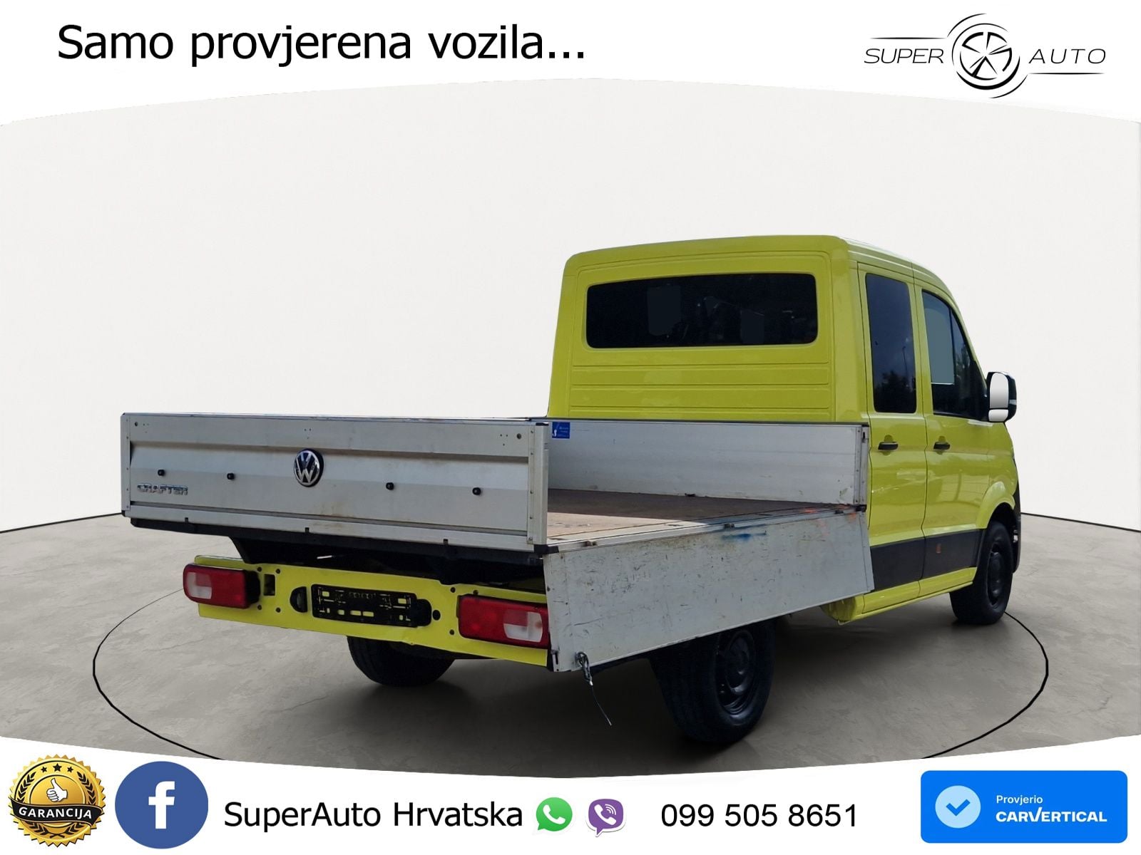 Volkswagen Crafter Pritsche 2.0 TDI Doka Audio+StandH 140 KS