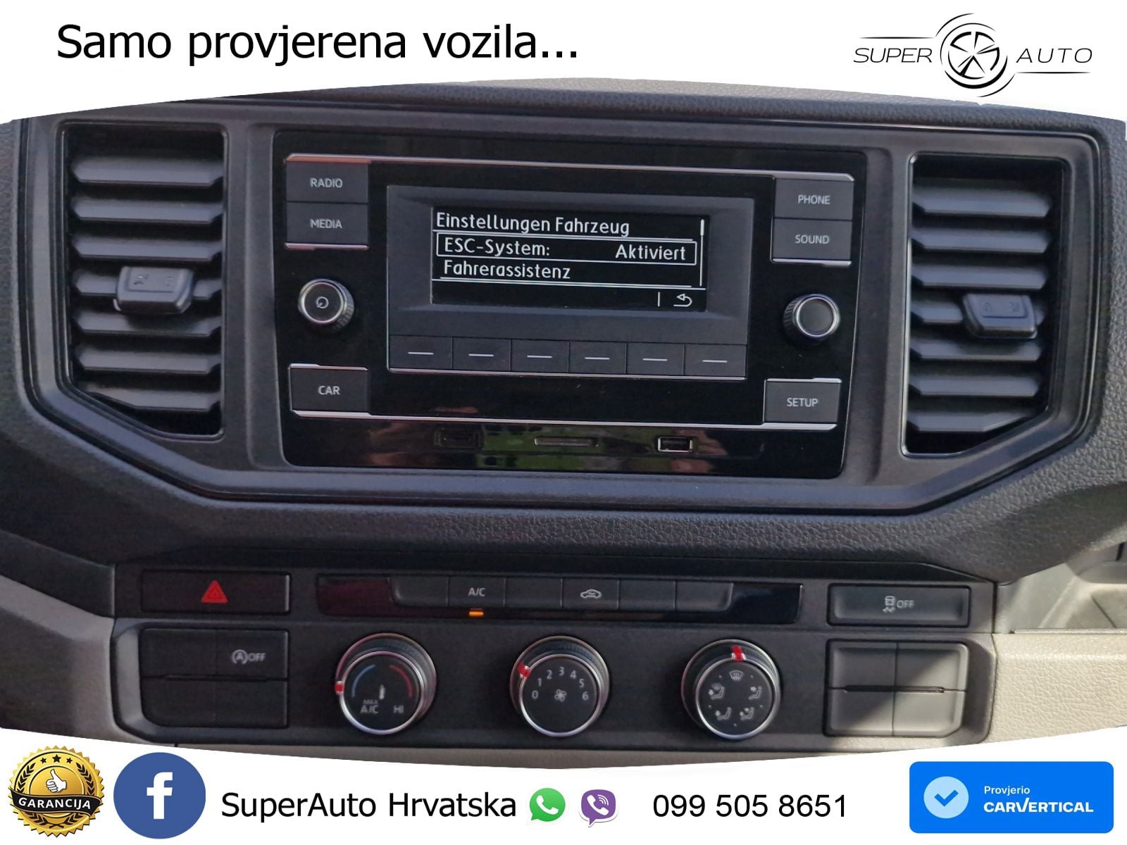 Volkswagen Crafter Pritsche 2.0 TDI Doka Audio+StandH 140 KS