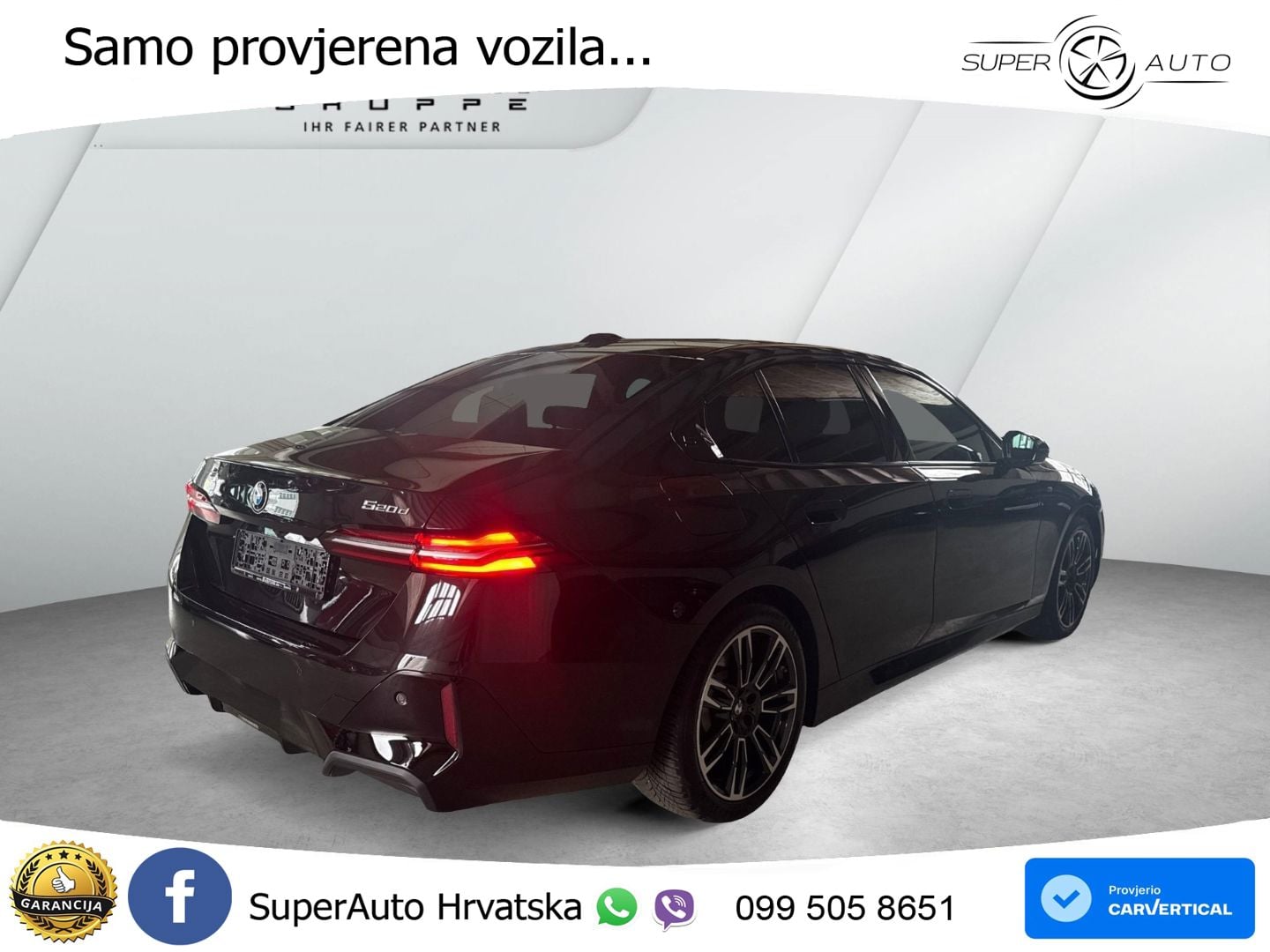 BMW 520d (197 KS) Steptronic M Sport LED+GR SJED+ACC