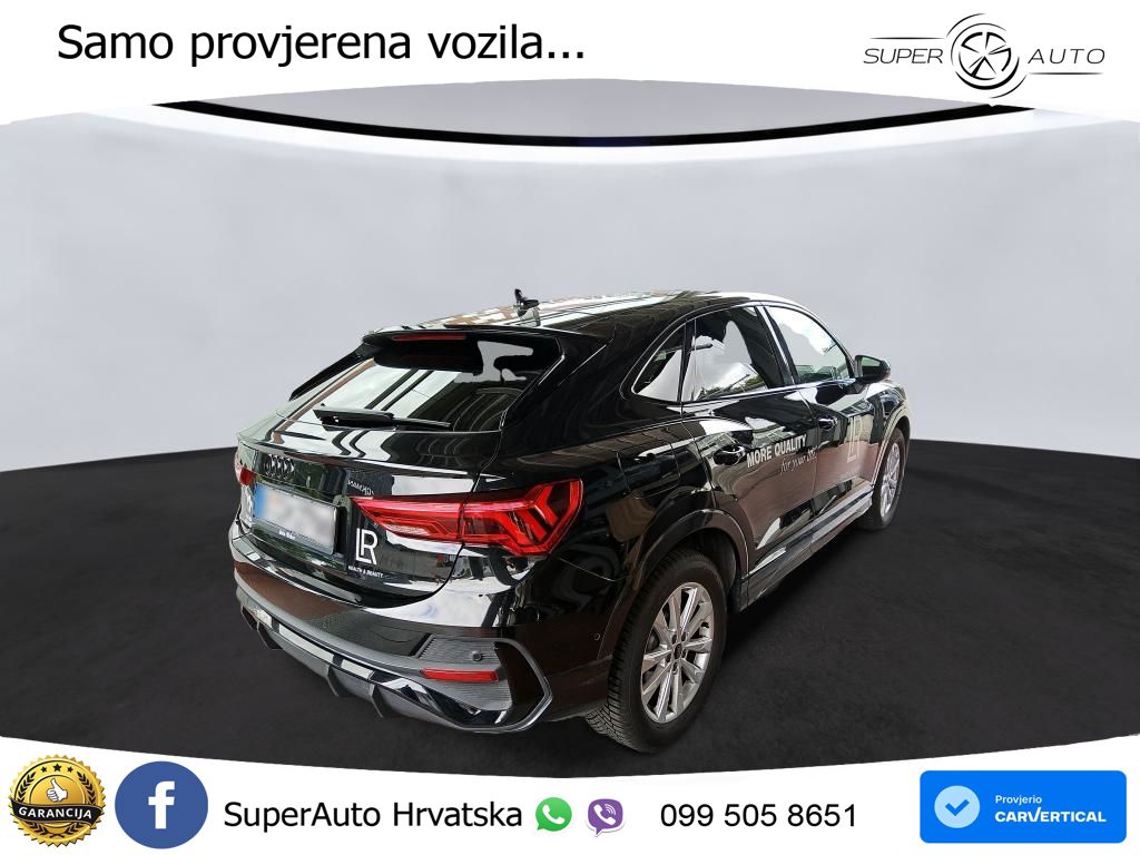 Audi Q3 II Sportback 35 TFSI (150 KS) S line LED+GR SJED+ACC