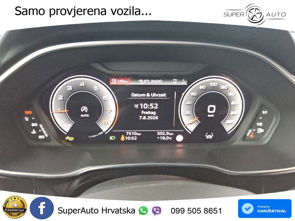 Audi Q3 II Sportback 35 TFSI (150 KS) S line LED+GR SJED+ACC
