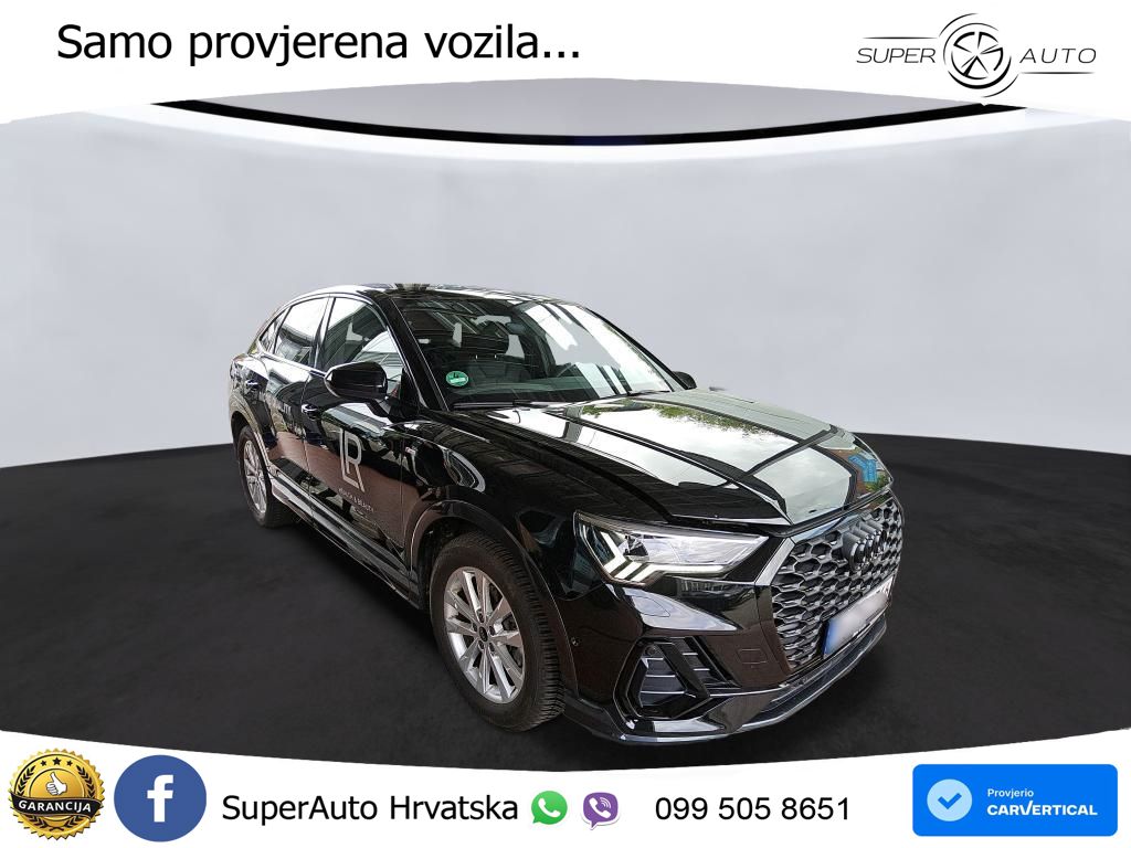 Audi Q3 II Sportback 35 TFSI (150 KS) S line LED+GR SJED+ACC