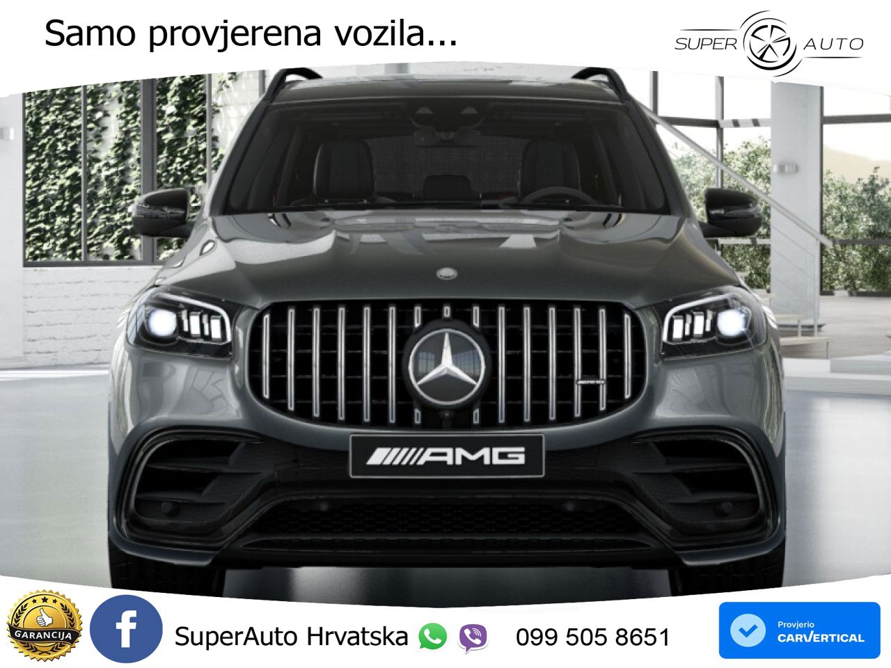 Mercedes-Benz GLS AMG GLS 63 V8 EQ Boost 4MATIC+ AMG SPEEDSHIFT TCT 9G ACC+HEAD+4xGR SJED+360+PANO