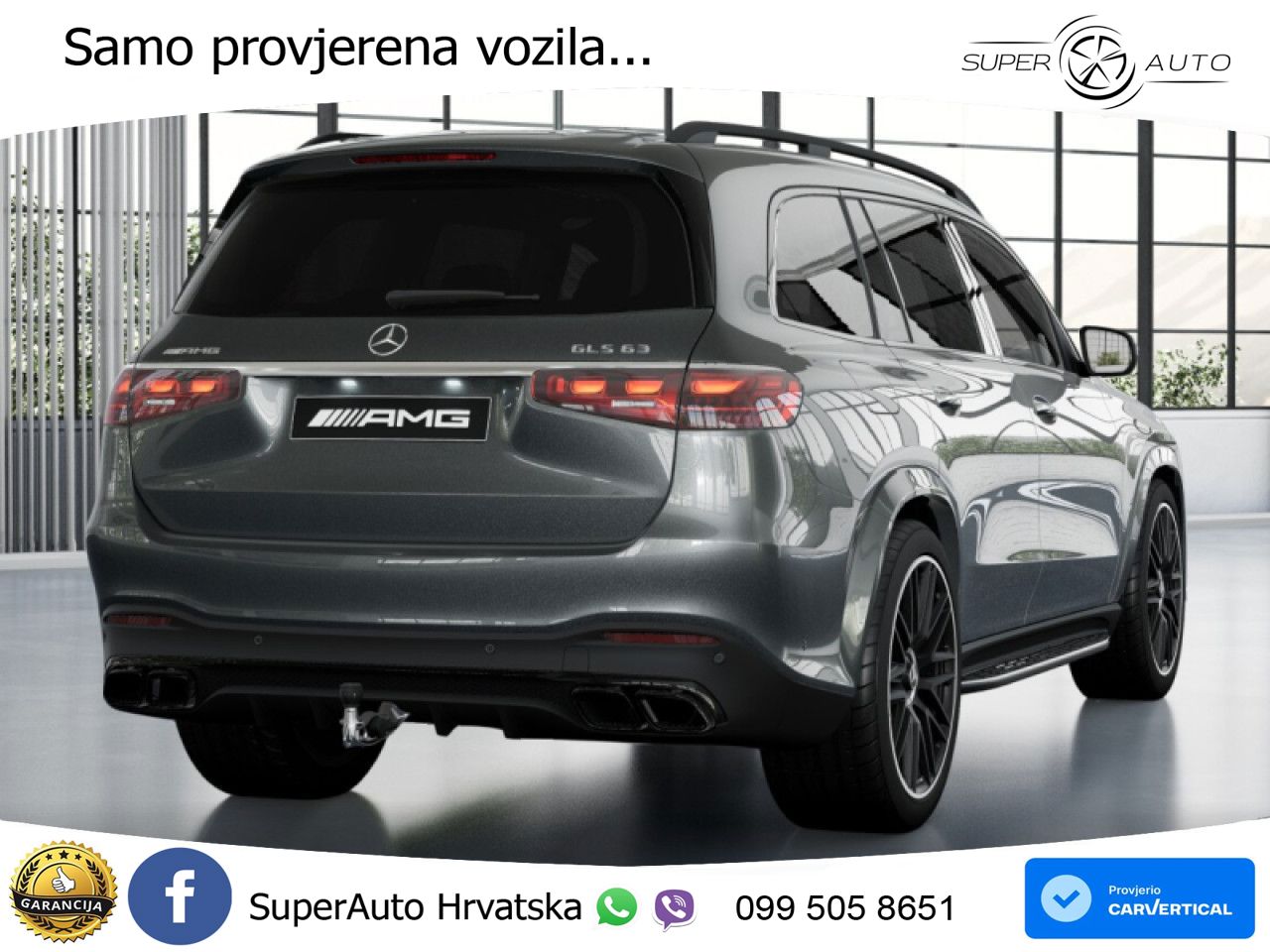 Mercedes-Benz GLS AMG GLS 63 V8 EQ Boost 4MATIC+ AMG SPEEDSHIFT TCT 9G ACC+HEAD+4xGR SJED+360+PANO